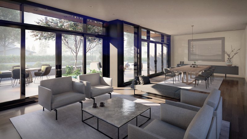 open-concept layouts