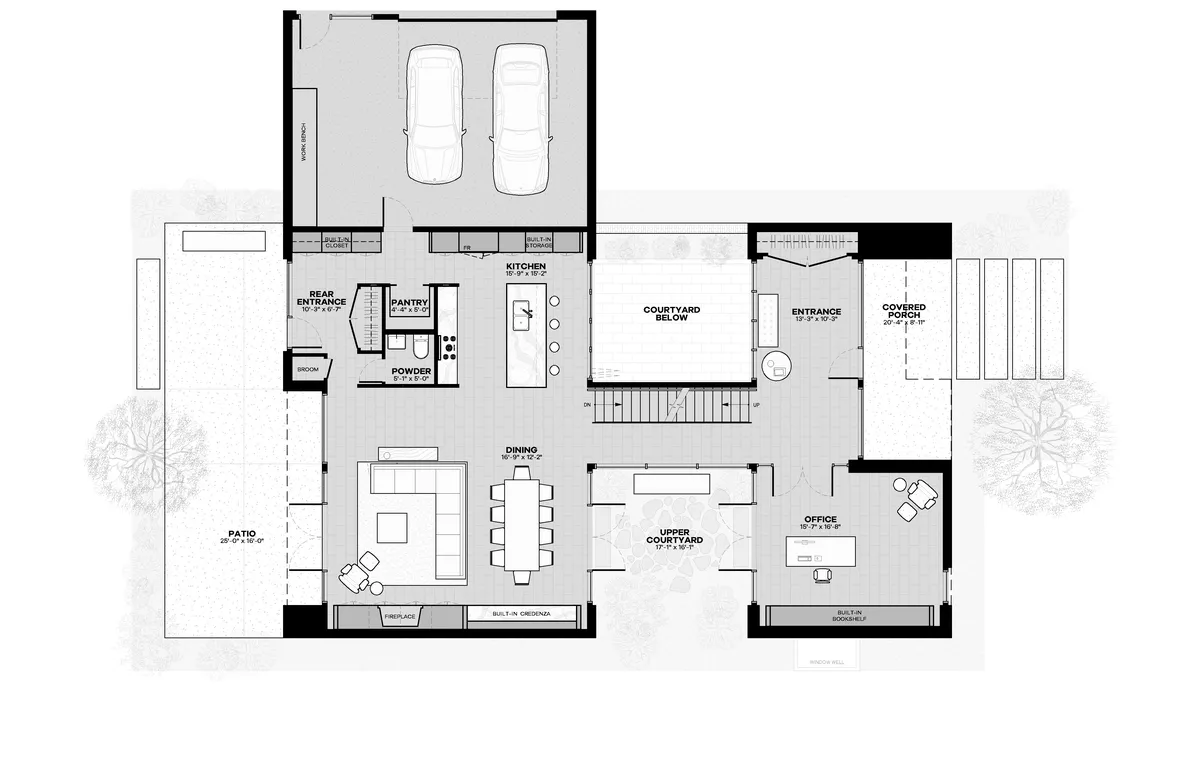 MMH - 16 - MAIN FLOOR PLAN (OPTION 1 w GARAGE).png