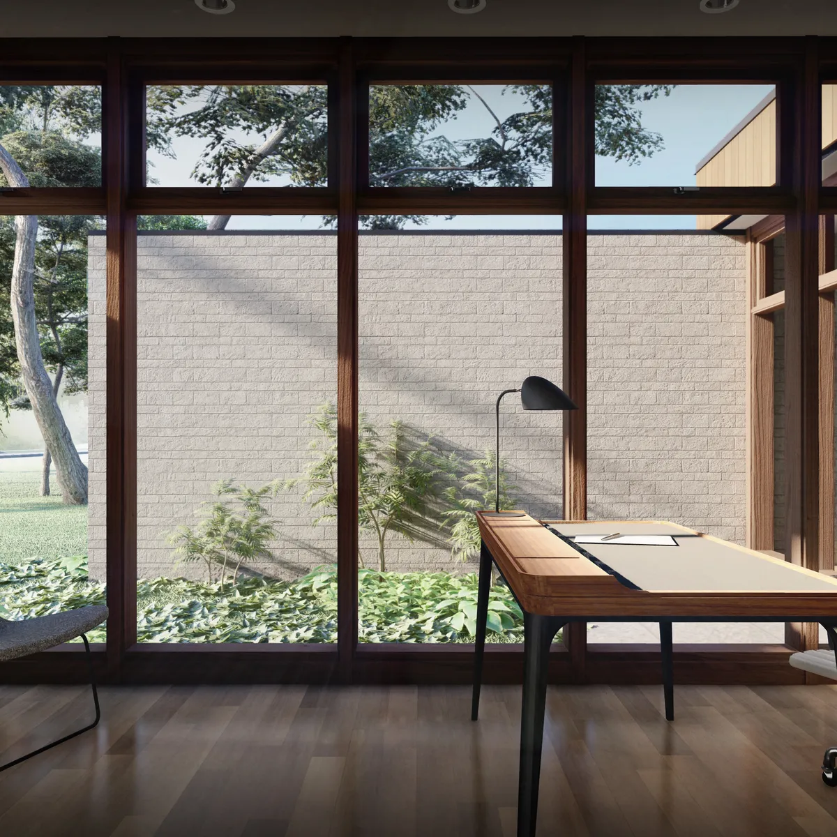 Courtyard Home Office | My Modern Home