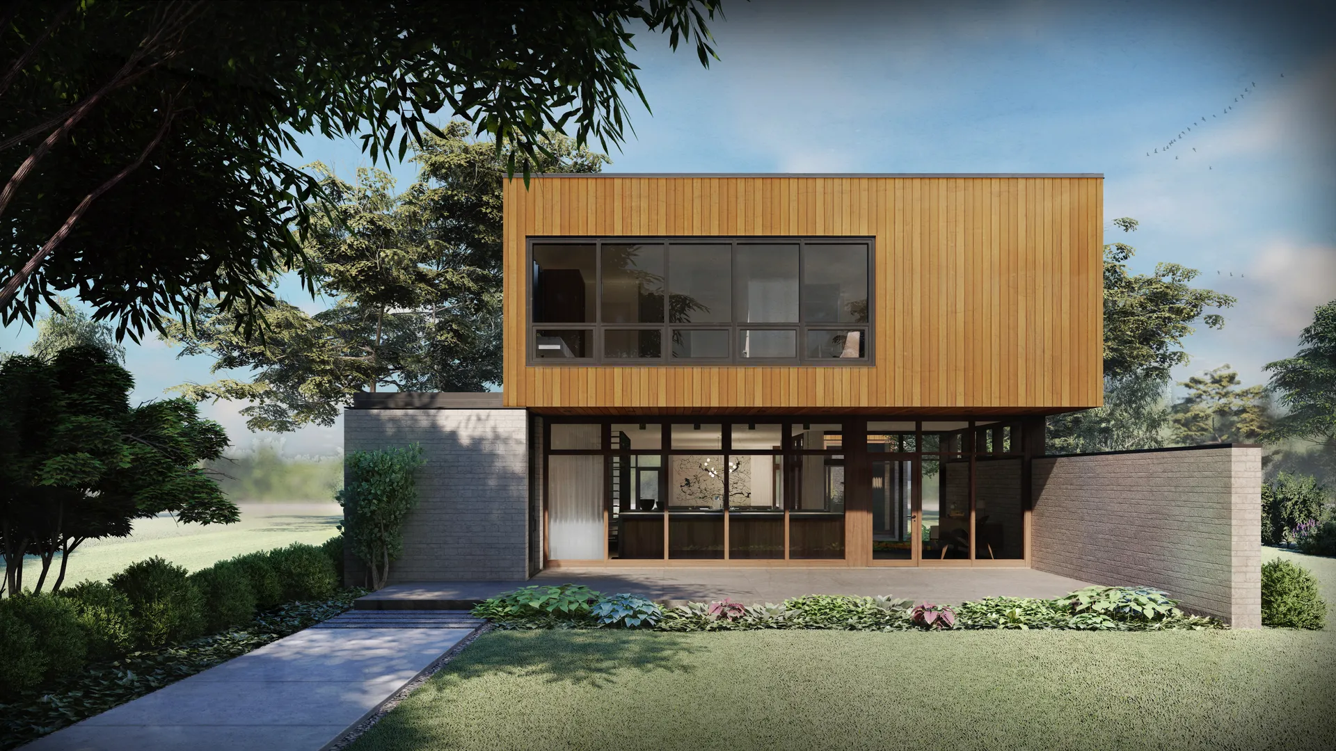 No.9 | Courtyard House Plan | My Modern Home