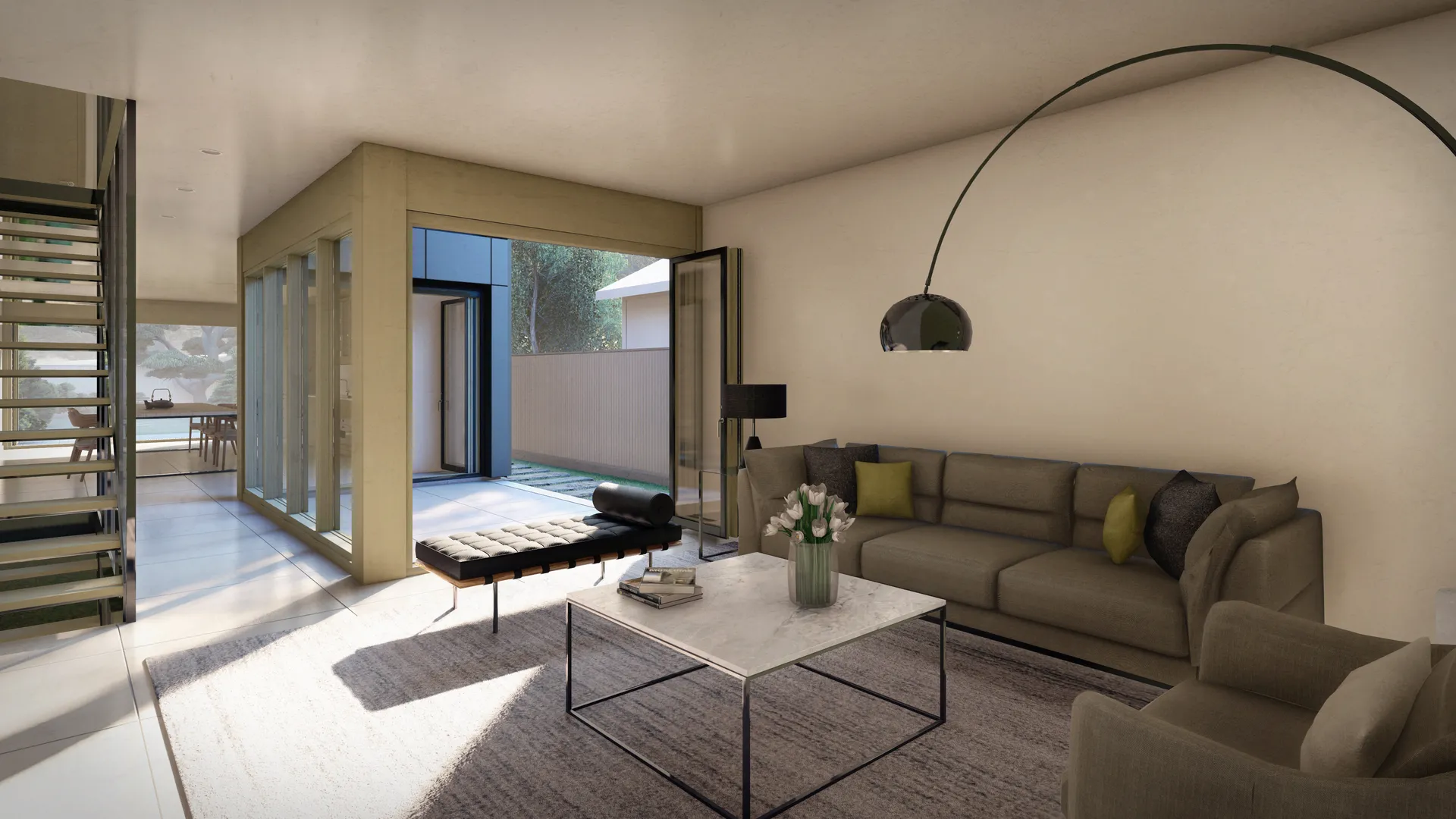 My Modern Home Plan No12-16-Living Room