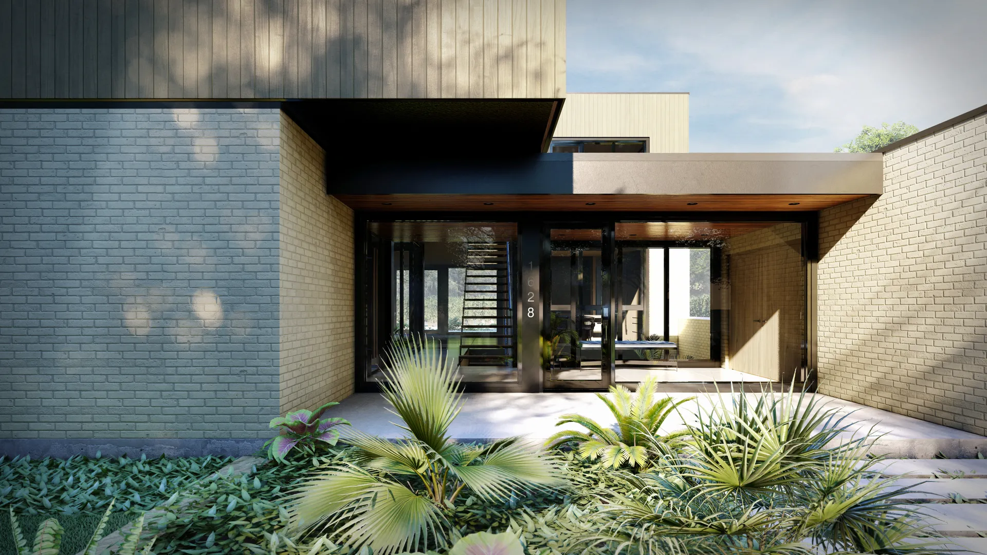 My Modern Home Plan No16 - 8 - Front Entrance
