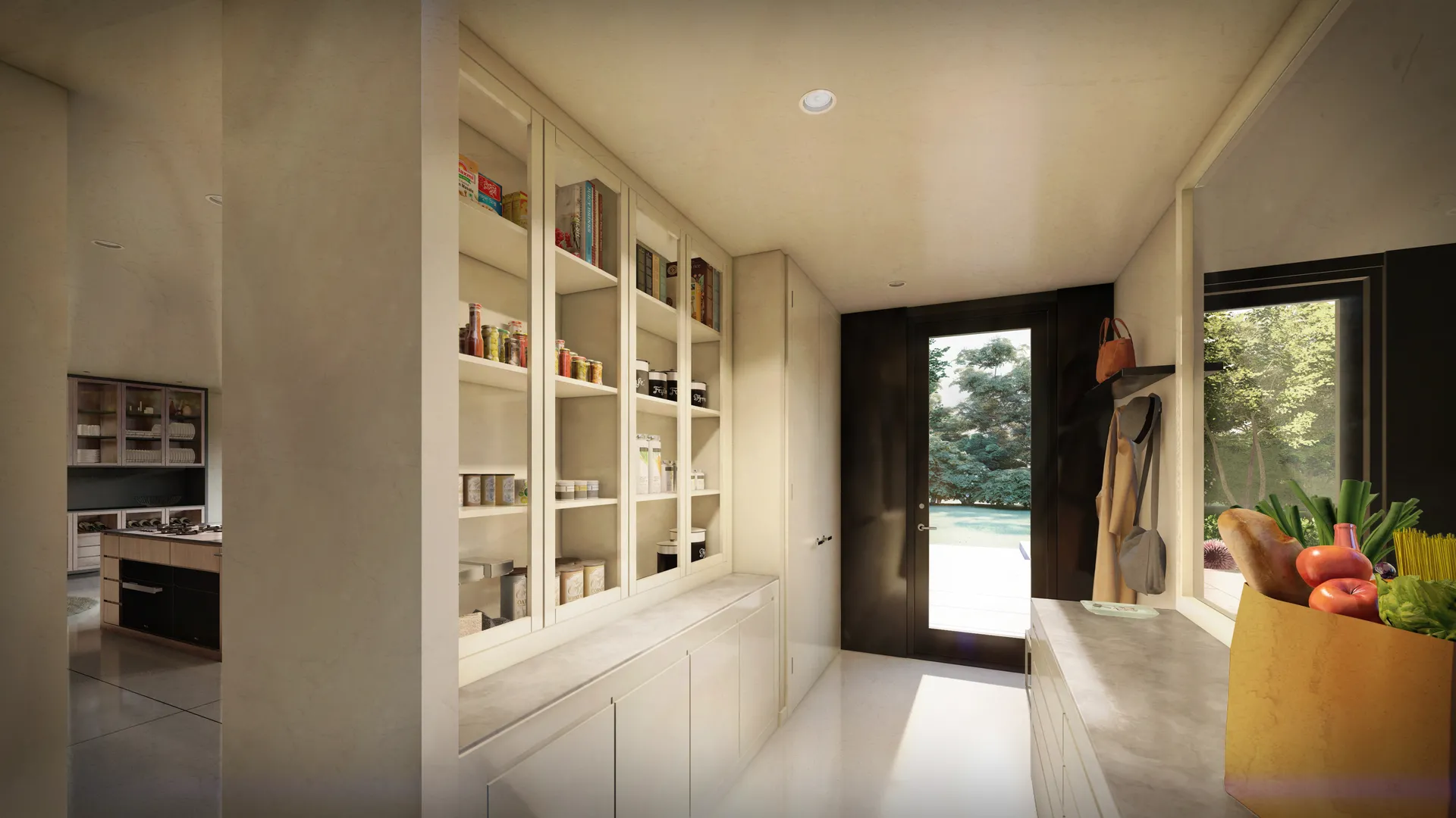 My Modern Home Plan No15-20-Pantry