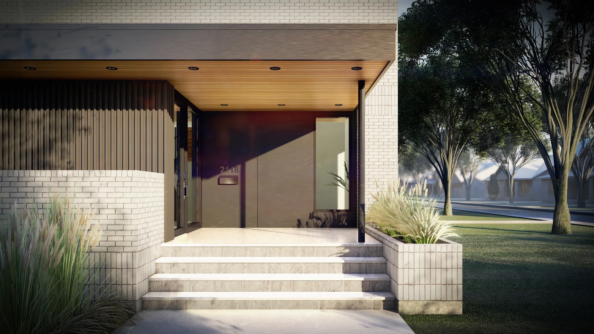 My Modern Home Plan No21-6-Entrance